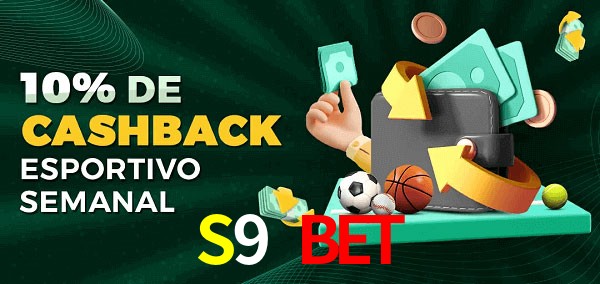 10% de bônus de cashback na S9 Bet